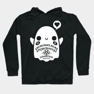 Funny Ghost Design Summoning Spirits Halloween Ouija Board Hoodie